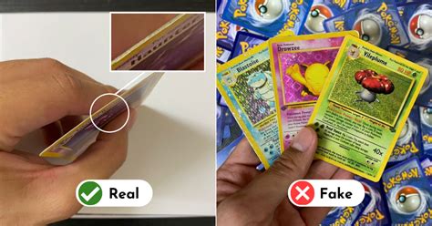 how to tell if pokémon cards are fake